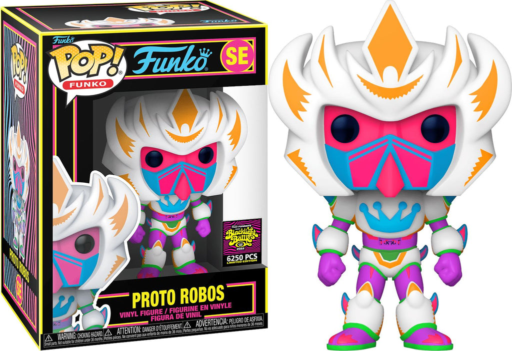 Proto Robos Blacklight Battle Exclusive Funko Pop! (6250 Pcs)