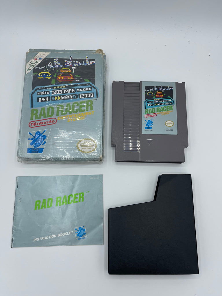 Rad Racer for the Nintendo Entertainment System (NES) Game (NO GLASSES Complete in Box)