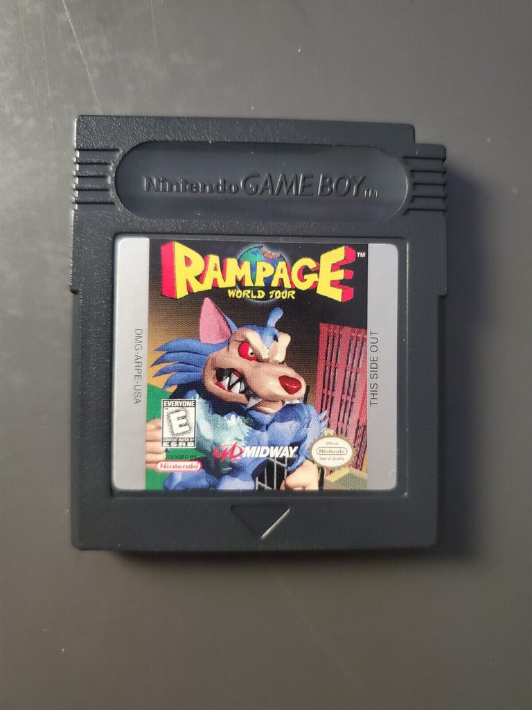 Rampage World Tour for the Nintendo Gameboy (GB) (Loose Game