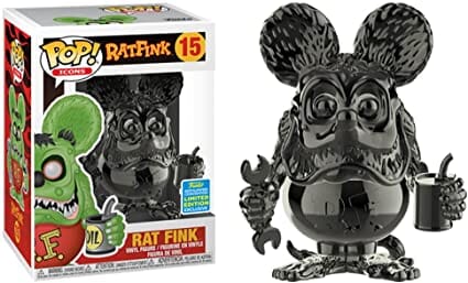 Rat Fink Black Chrome Funko Pop! Icons Exclusive #15