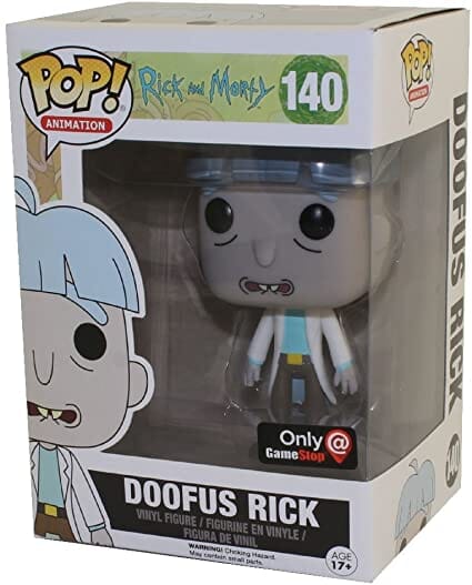 Rick and Morty Doofus Rick Exclusive Funko Pop! #140