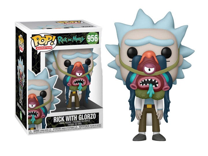 Rick and Morty Rick with Glorzo Funko Pop! #956