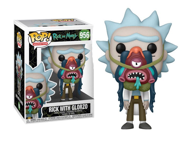 Rick and Morty Rick with Glorzo Funko Pop! #956