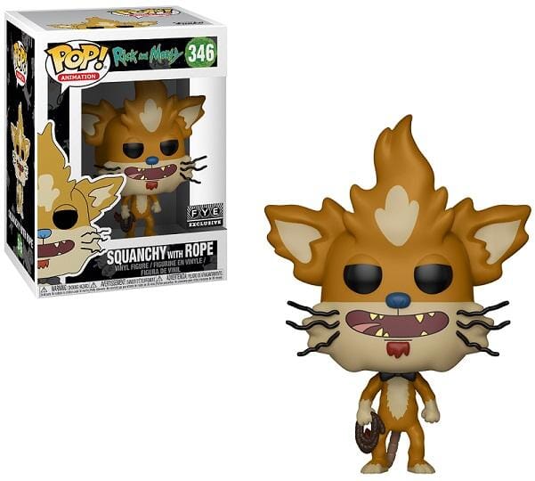 Rick and Morty Squanchy with Rope Exclusive Funko Pop! #346