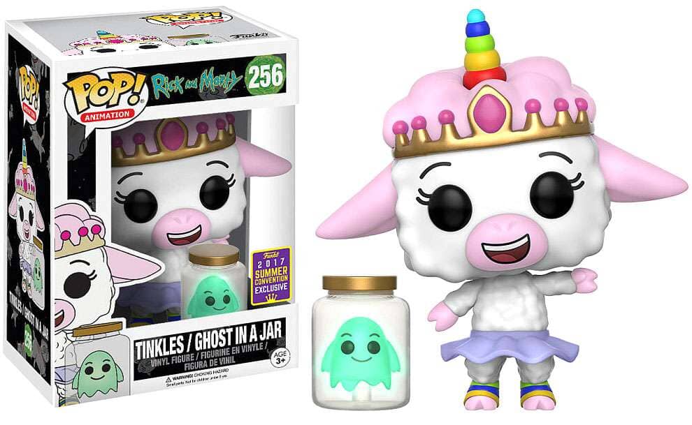 Rick and Morty Tinkles / Ghost in Jar (Glow) Exclusive Funko Pop! #256