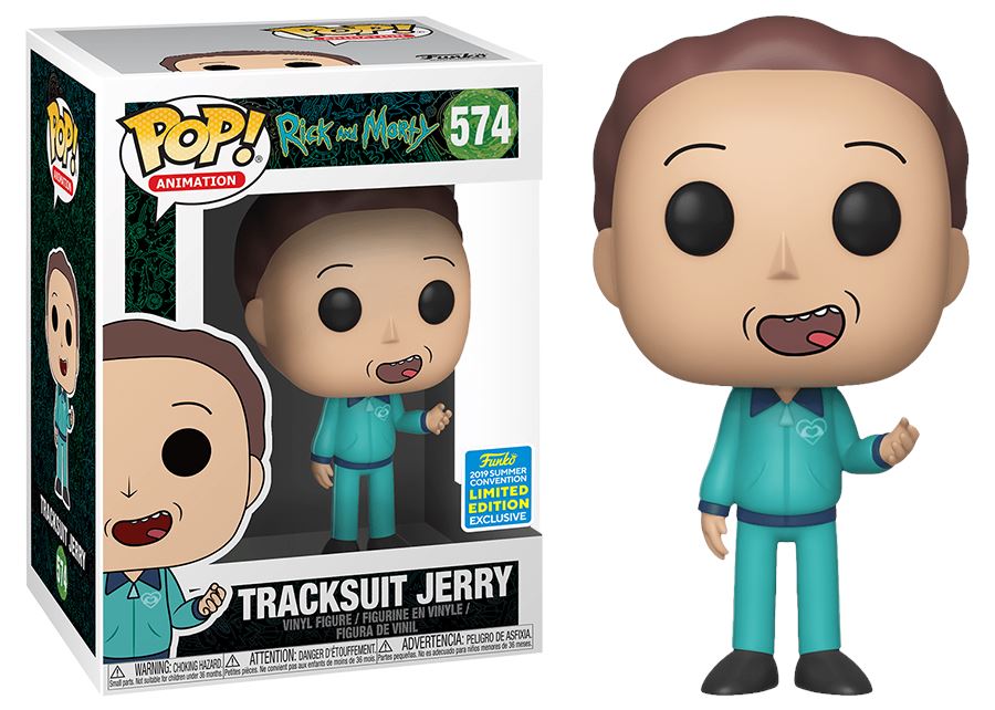 Rick and Morty Tracksuit Jerry Summer Convention Exclusive Funko Pop! #574