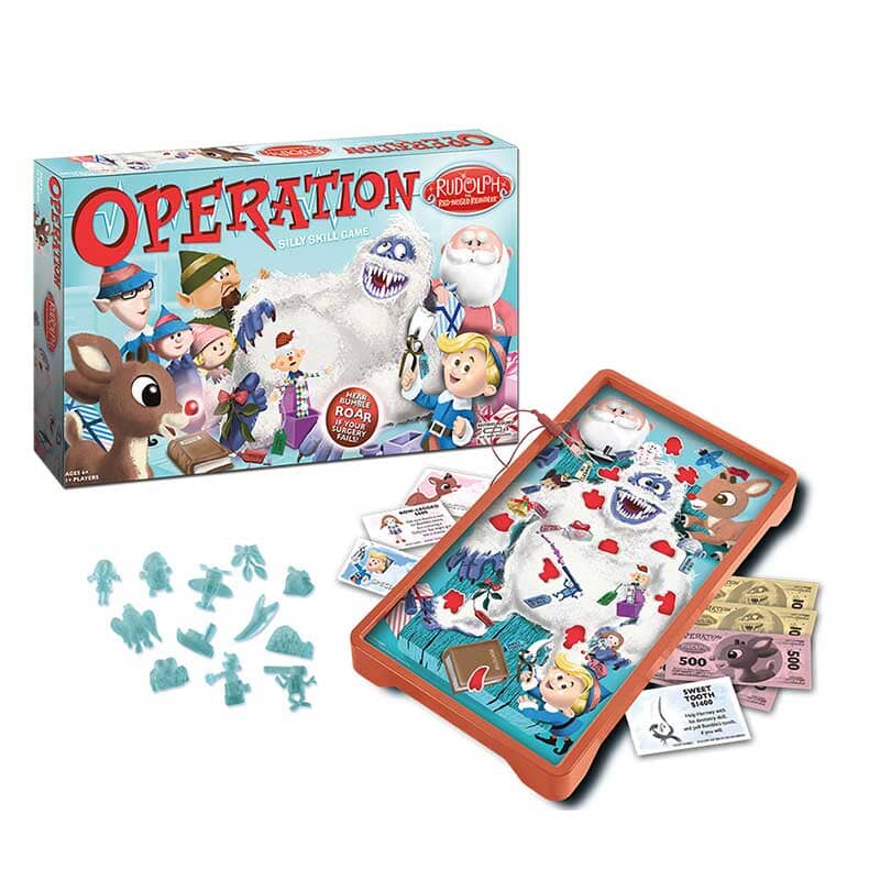 Rudolph The Red-Nosed Reindeer Operation Board Game