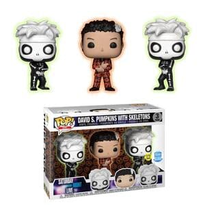 Saturday Night Live David S. Pumpkins with Skeletons Glow Exclusive 3 Pack Funko Pop!