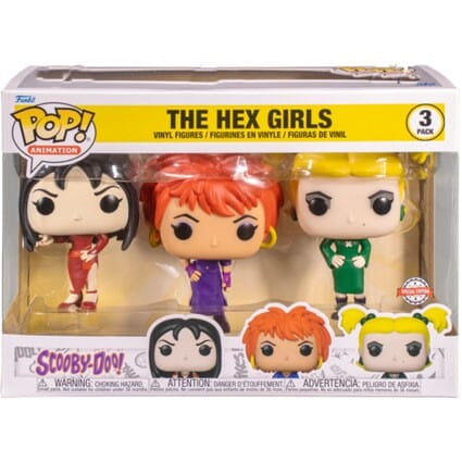 Scooby Doo The Hex Girls Exclusive Funko Pop! 3-Pack (Special Edition Sticker) 
