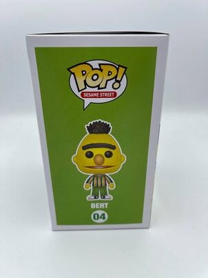 Sesame Street Bert Flocked (Exclusive) Funko Pop! #04 (Shelf Wear) Funko 