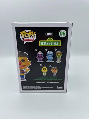Sesame Street Ernie Flocked (Exclusive) Funko Pop! #05 (Shelf Wear) Funko 
