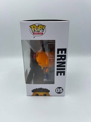 Sesame Street Ernie Flocked (Exclusive) Funko Pop! #05 (Shelf Wear) Funko 