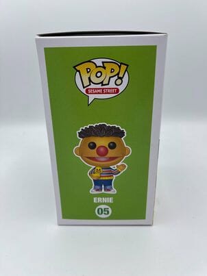 Sesame Street Ernie Flocked (Exclusive) Funko Pop! #05 (Shelf Wear) Funko 