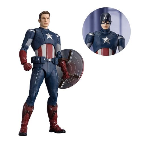 S.H. Figuarts Avengers Endgame Captain America (Cap vs Cap) Edition  Action Figure