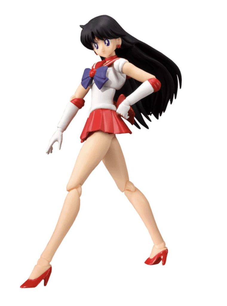 SH Figuarts Sailor Moon Sailor Mars (Pretty Guardian) Animation Color Edition Action Figure Bandai Tamashii Nations 