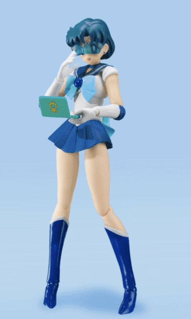 SH Figuarts Sailor Moon Sailor Mercury (Pretty Guardian) Animation Color Edition Action Figure Bandai Tamashii Nations (Pre Order) Action Figure SH Figuarts 