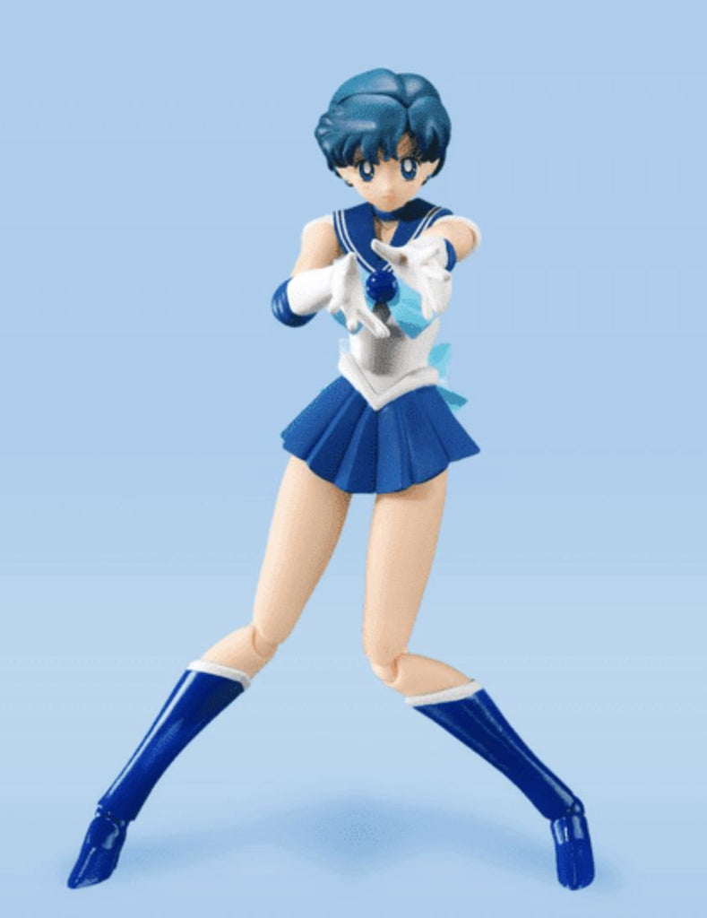 SH Figuarts Sailor Moon Sailor Mercury (Pretty Guardian) Animation Color Edition Action Figure Bandai Tamashii Nations (Pre Order) Action Figure SH Figuarts 