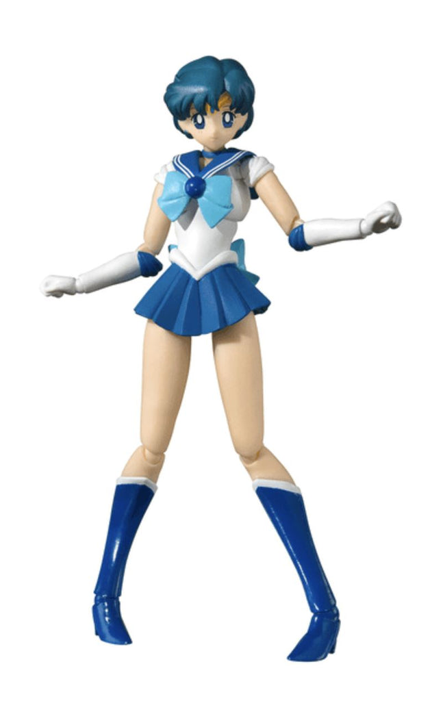 SH Figuarts Sailor Moon Sailor Mercury (Pretty Guardian) Animation Color Edition Action Figure Bandai Tamashii Nations 