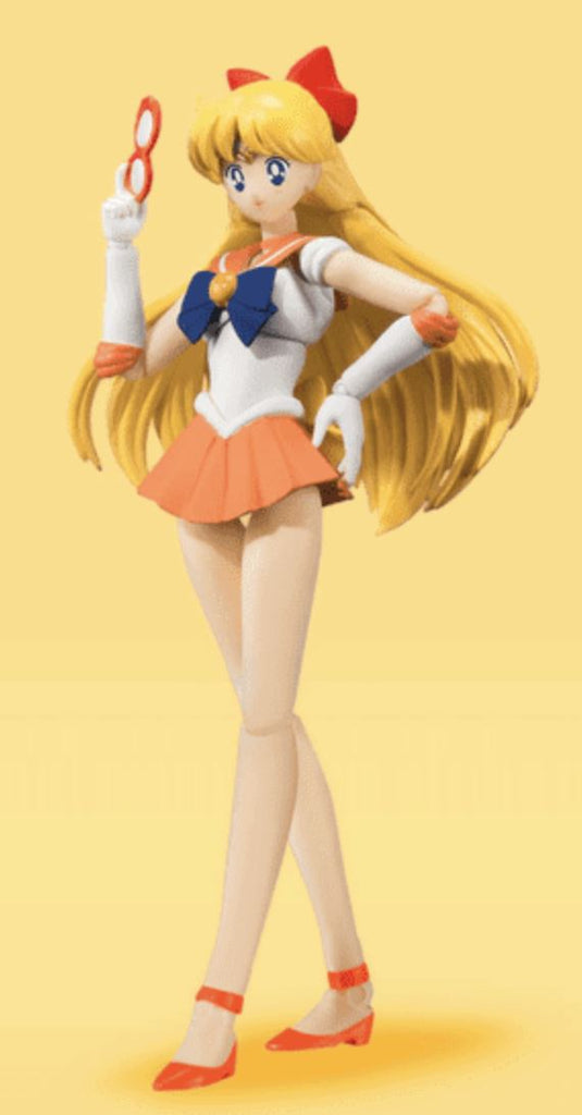 SH Figuarts Sailor Moon Sailor Venus (Pretty Guardian) Animation Color Edition Action Figure Bandai Tamashii Nations (Pre Order) Action Figure SH Figuarts 