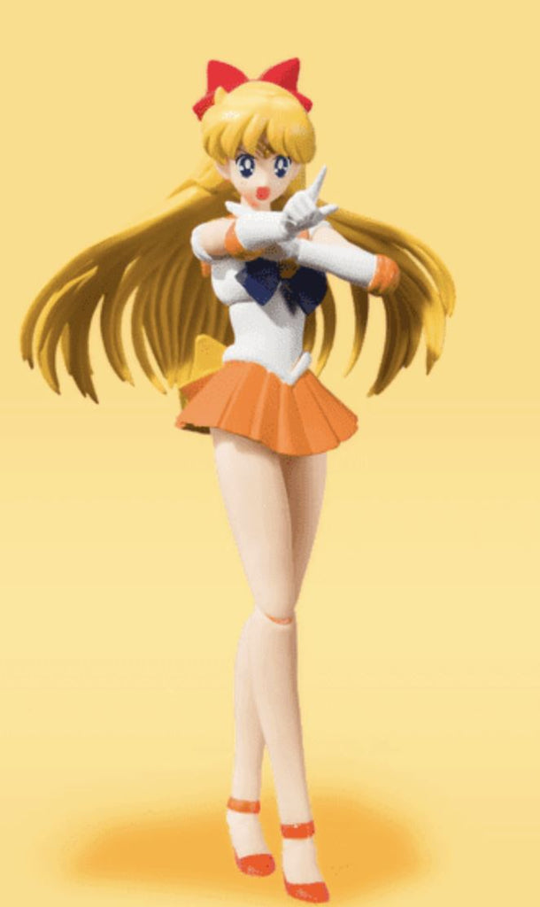 SH Figuarts Sailor Moon Sailor Venus (Pretty Guardian) Animation Color Edition Action Figure Bandai Tamashii Nations (Pre Order) Action Figure SH Figuarts 