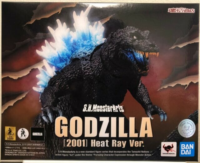 S.H. Monsterarts Godzilla (2001) Heat Ray Ver. Tamashii Nations