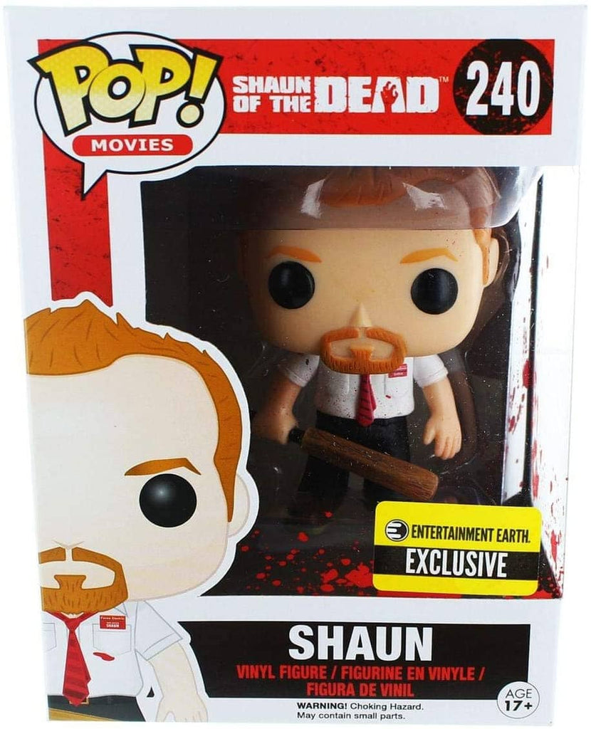 Shaun of the Dead Shaun (Bloody) Exclusive Funko Pop! #240 (Light Box Damage)