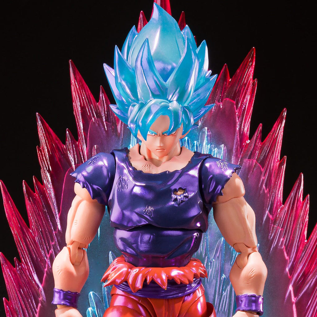 S.H.Figuarts Super Saiyan God Super Saiyan Son Goku Kaio-Ken Exclusive Action Figure Bandai Tamashii Nations