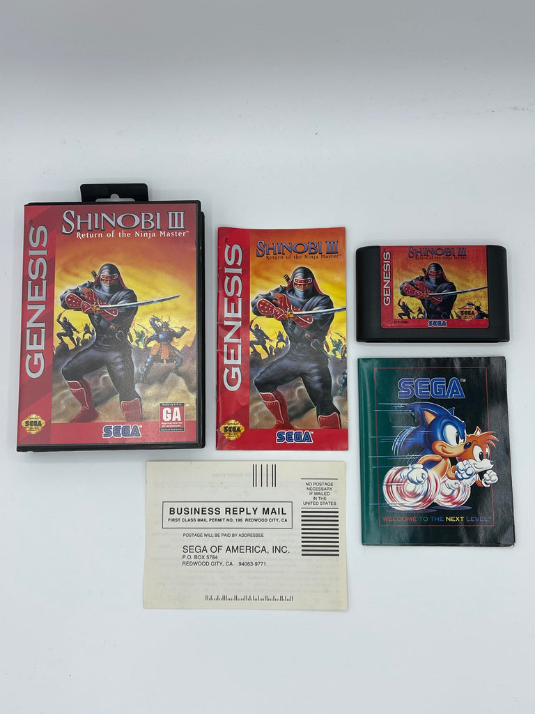 Shinobi III Return of the ninja aster - egadrive - PAL Shinobi III Return of the ninja aster - egadrive - PAL
