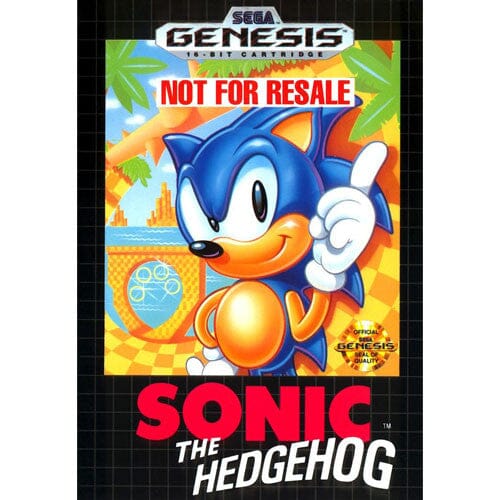 Sonic the Hedgehog for the Sega Genesis (Complete)