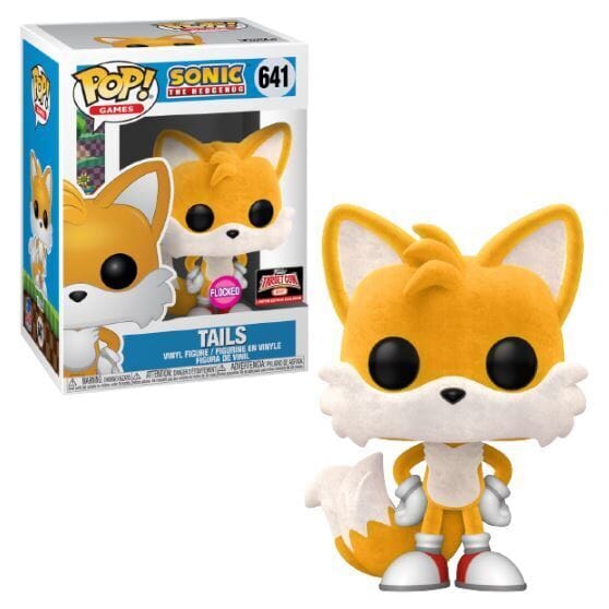 Sonic the Hedgehog Tails (Flocked) Exclusive Funko Pop! #641