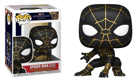 Spider-Man No Way Home Spider-Man (Black & Gold Suit) Funko Pop! #911 