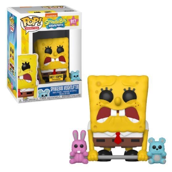 Spongebob Squarepants Spongebob Weightlifter Exclusive Funko Pop! #917
