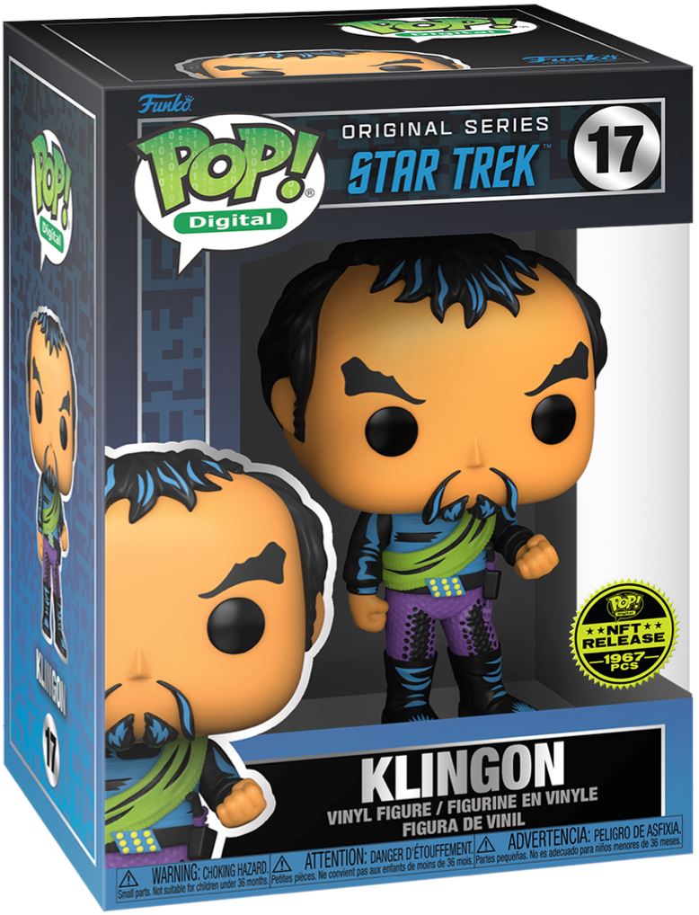 Star Trek Klingon Blacklight NFT Exclusive Funko Pop! #17 (1967 PCS)