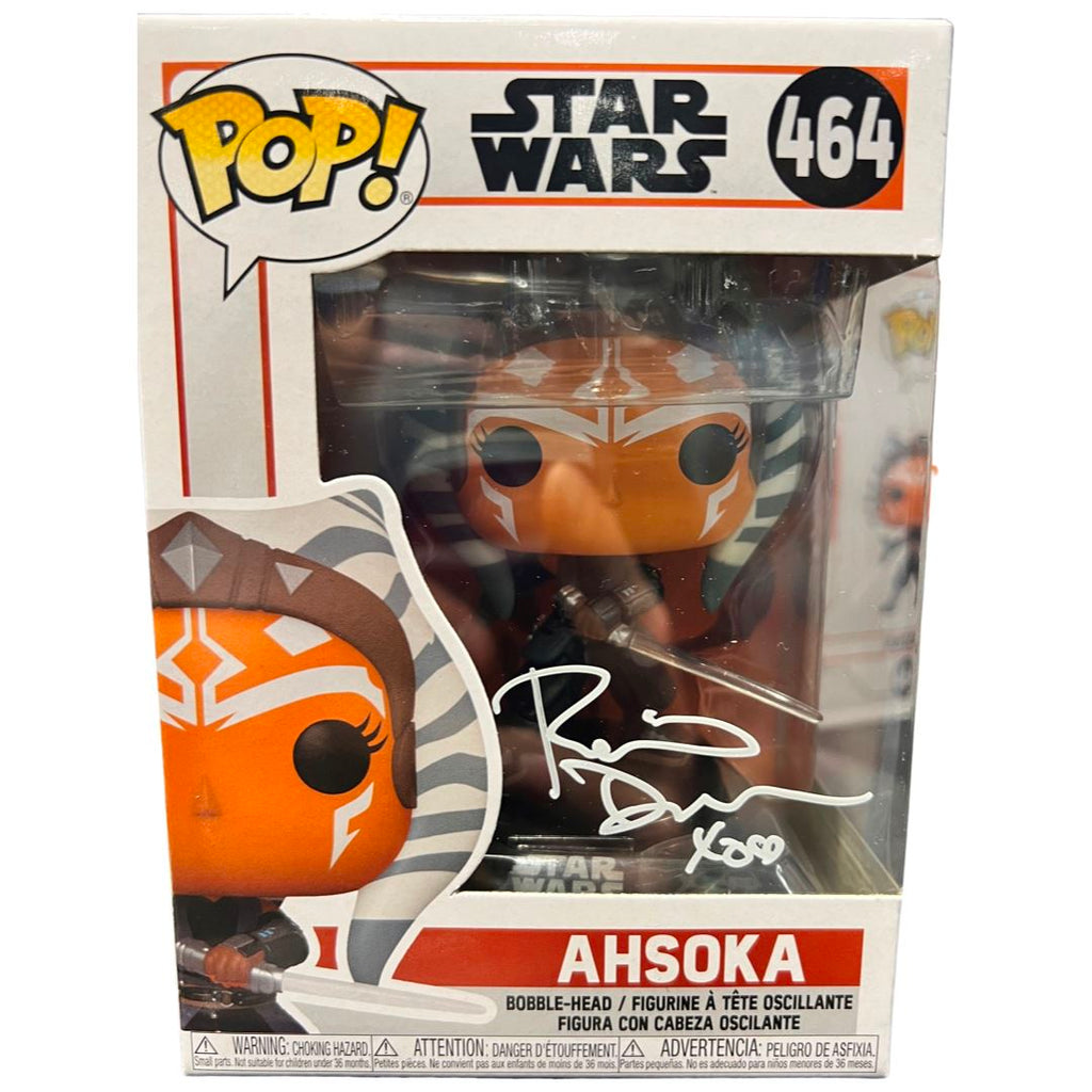 Star Wars Ahsoka Rosario Dawson Autographed Funko Pop! #464 w/ Protector and JSA Authentication