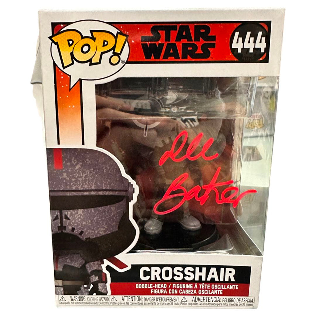 Star Wars Bad Batch Crosshair SIGNED Autographed by Dee Bradley Baker Funko Pop! #444 (JSA Certified)