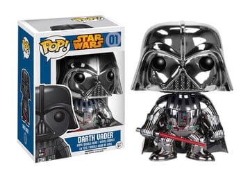 Star Wars Darth Vader Chrome Exclusive Funko Pop! #01