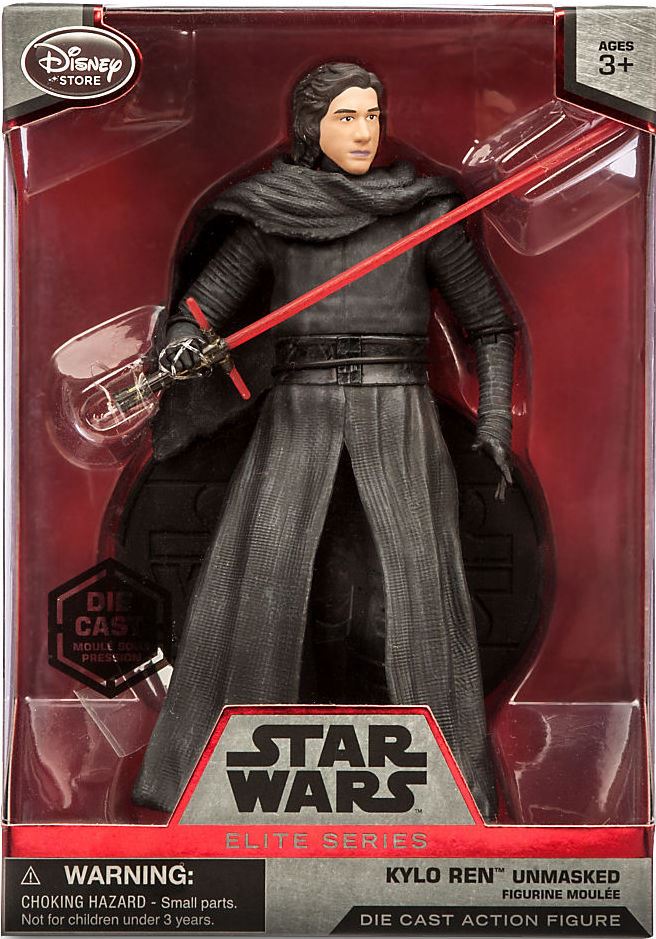 Star Wars Elite Series Kylo Ren Unmasked Die Cast Action Figure