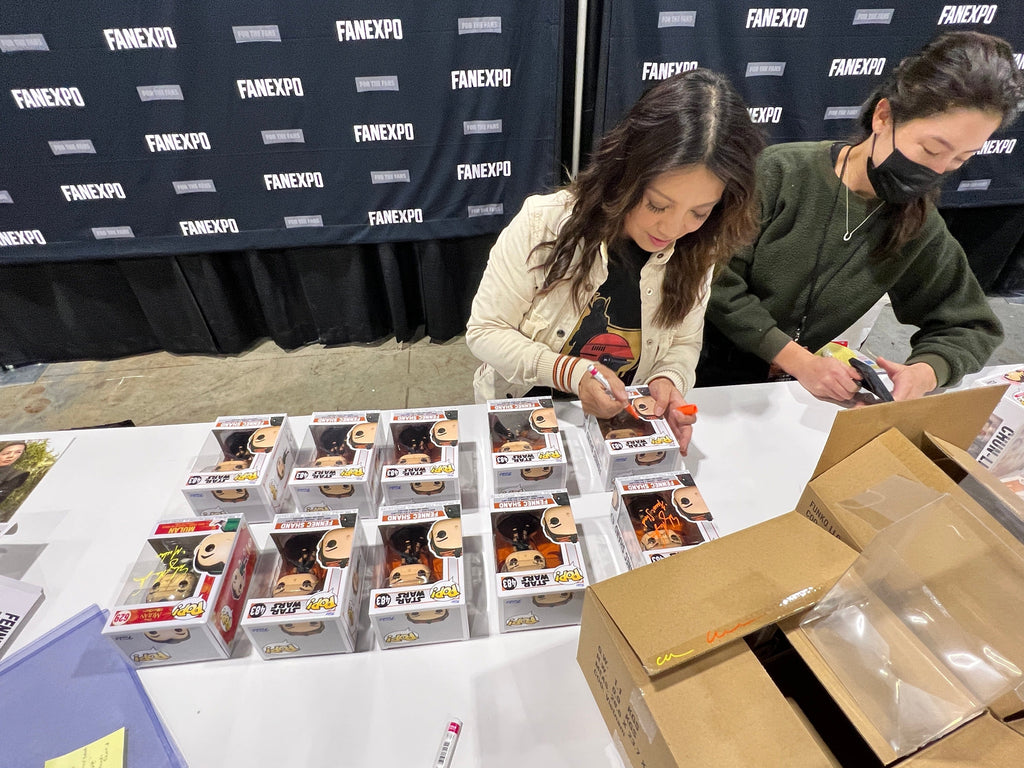 Star Wars Fennec Shand Ming-Na Wen Autographed Funko Pop! #483 w/ Protector and JSA Authentication Funko 