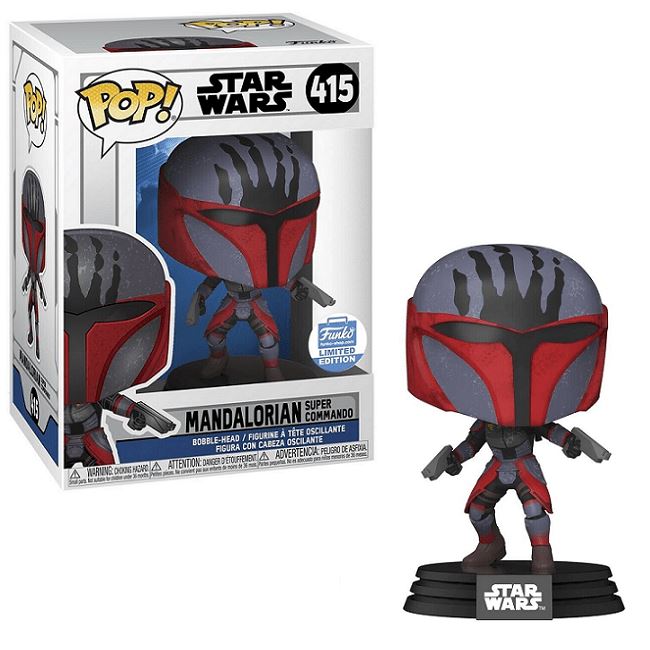 Star Wars Mandalorian Super Commando Funko Pop! Exclusive #415