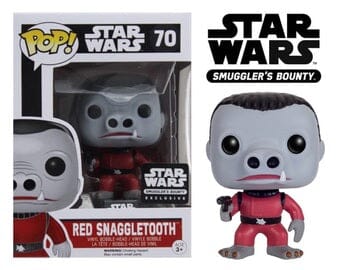 Box Damage) Star Wars Red Snaggletooth Red Exclusive Funko Pop! #70