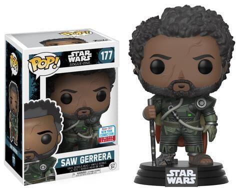 Star Wars Rogue One Saw Gerrera NYCC (Official Sticker) Exclusive Funko Pop! #177 Funko 