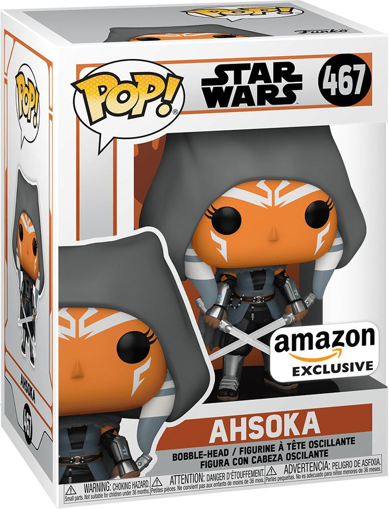  Star Wars The Mandalorian Ahsoka (Hooded) Exclusive Funko Pop! #467