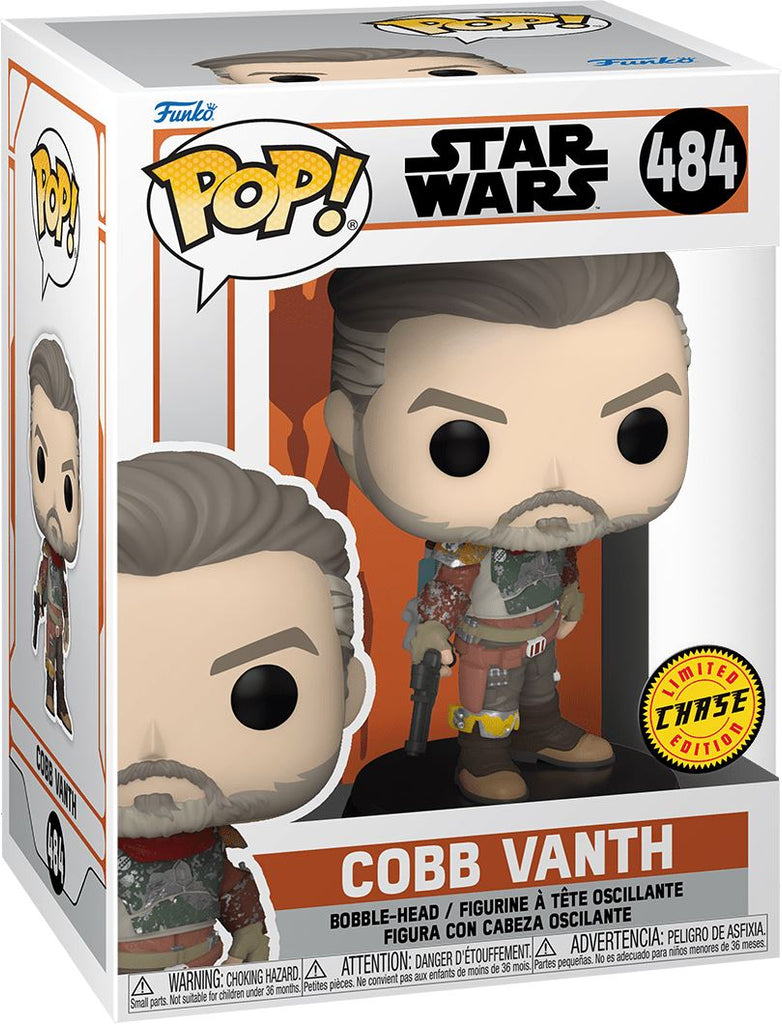 Star Wars The Mandalorian Cobb Vanth Chase (Boba Fett Armor, Unmasked) Funko Pop! #484
