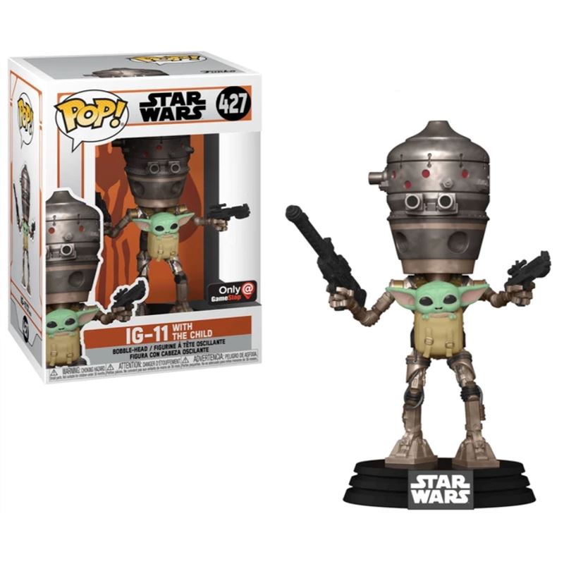 Star Wars The Mandalorian IG-11 with The Child (Grogu) Exclusive Funko Pop! #427
