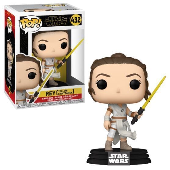 Star Wars The Rise of Skywalker Rey with Yellow Lightsaber Funko Pop! #432