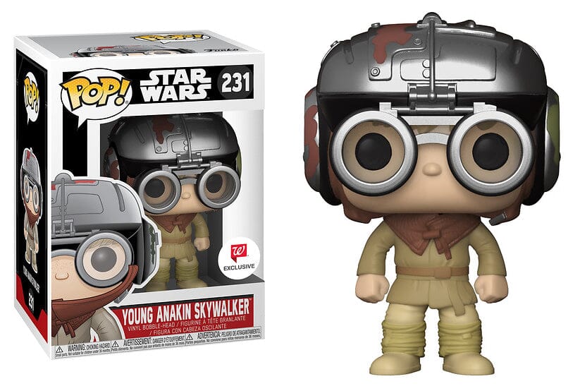 Star Wars Young Anakin Skywalker (Podracer) Exclusive Funko Pop! #231