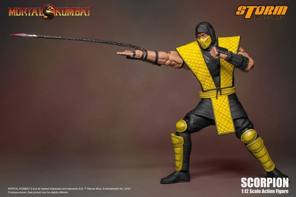 Storm Collectibles Mortal Kombat Scorpion 1:12 Action Figure Storm Collectibles 
