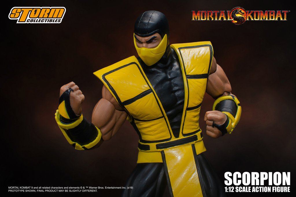 Storm Collectibles Mortal Kombat Scorpion 1:12 Action Figure Storm Collectibles 