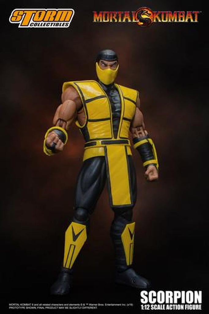 Storm Collectibles Mortal Kombat Scorpion 1:12 Action Figure Storm Collectibles 