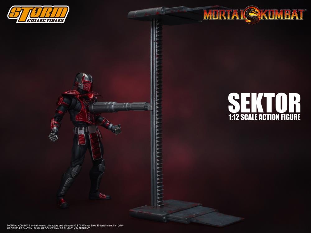 Storm Collectibles Mortal Kombat Sektor 1:12 Action Figure Storm Collectibles 